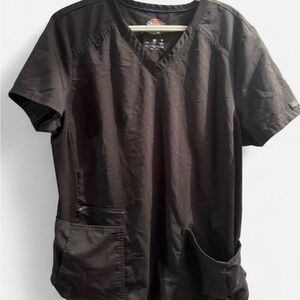 Dickies Black V-Neck Women's Top